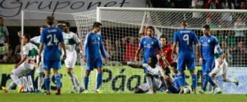 Elche-Real Madrid. 2-1. Penalti de Carlos Alberto a Pepe.