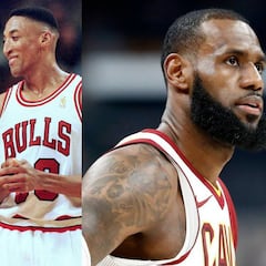 Pippen: "Probablemente LeBron está ya por delante de Jordan"