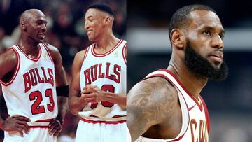 Pippen: "Probablemente LeBron está ya por delante de Jordan"