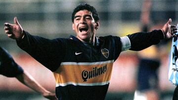 Diego Armando Maradona en Boca Juniors.