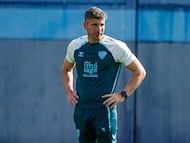 Juanfran Funes, en la sesión de este viernes.