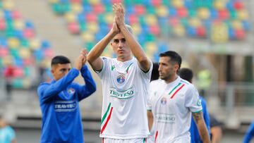 Futbol, Audax Italiano vs Universidad de Chile.
Fecha 10, campeonato Nacional 2023.
Los jugadores de Audax Italiano lamentan la derrota contra Universidad de Chile durante el partido de primera division disputado en el estadio Bicentenario La Florida en Santiago, Chile.
16/04/2023
Dragomir Yankovic/Photosport
Football, Audax Italiano vs Universidad de Chile.
10nd turn, 2023 National Championship.
Audax Italiano's players reacts after loosing against Universidad de Chile during the first division match at the Bicentenario La Florida stadium in Santiago, Chile.
16/04/2023
Dragomir Yankovic/Photosport