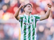 Ortiz, ante el Mallorca.