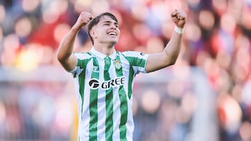 Ortiz, ante el Mallorca.