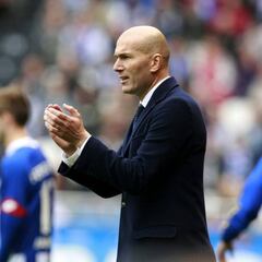 Zidane gana 'su Liga': logró más puntos que Barça y Atleti