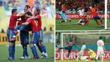 Los debuts de Espa&ntilde;a en los tres &uacute;ltimos Mundiales: contra Ucrania en Alemania 2006, contra Suiza en Sud&aacute;frica 2010 y contra Holanda en Brasil 2014.