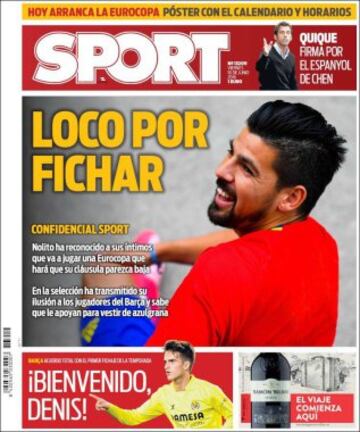 Portadas de la prensa mundial