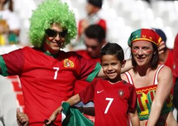 Gran ambiente en la previa de la final de la Eurocopa