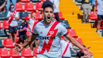 18/09/21 
PARTIDO DE PRIMERA DIVISION
RAYO VALLECANO - GETAFE CF
CELEBRACION - RADAMEL FALCAO 