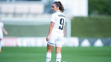 Nahikari, en un partido con el Real Madrid.