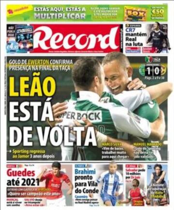 Portadas de la prensa deportiva