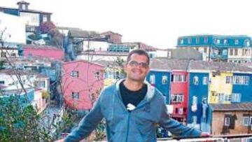 <b>COLORIDO. </b>El enviado especial de AS, en Valparaíso.