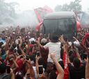 Locura en Río de Janeiro para despedir al Flamengo