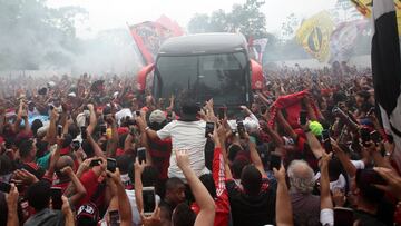 Despedida del Flamengo.