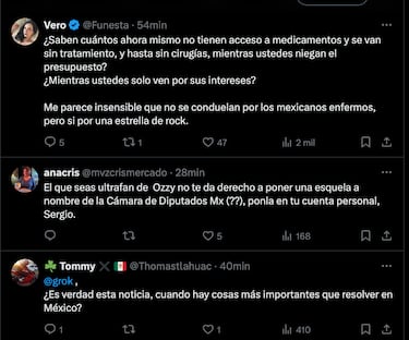 Cámara de Diputados desata duras críticas por esquela de Ozzy Osbourne: cuestionan por los miles de desaparecidos en México