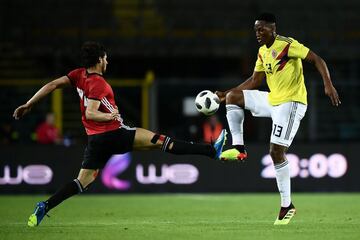 La Selección Colombia enfrentó a Egipto en el estadio Atleti Azurri d'Italia, cancha del Atalanta de Bérgamo, en partido preparatorio de cara al Mundial de Rusia 2018, en el que la 'tricolor' debutará el 19 de junio frente a Japón en Saransk.