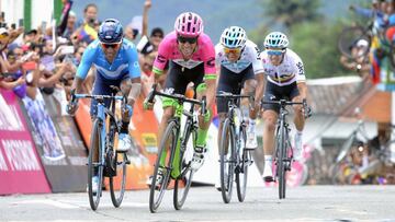 Rigoberto Ur&aacute;n gana una etapa durante la Colombia Oro y Paz.