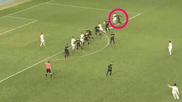 Inaudito: había fuera de juego en el penalti pitado por vídeo