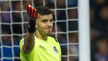 Ger&oacute;nimo Rulli, jugador de la Real Sociedad