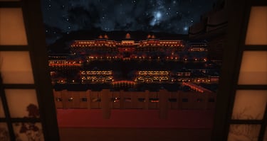 El Japón feudal más increíble recreado en Minecraft