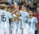 Argentina aplasta a Singapur en segundo duelo de Sampaoli