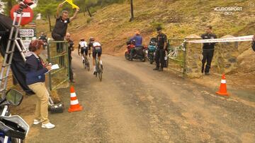 Desenlace extraño: Escartín anunció ‘la meta’ con una bandera