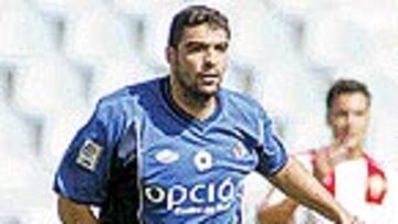 Míchel, delantero del Getafe.