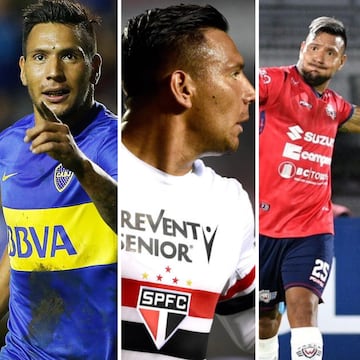 Chávez en Boca, Sao Paulo y Wilstermann.