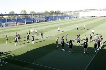 El Madrid prepara el partido en Villarreal