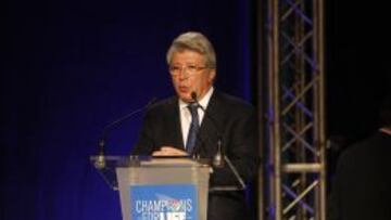 Cerezo, en la presentación de "Champions for Life".