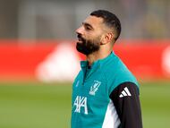 Soccer Football - UEFA Champions League - Liverpool Training - AXA Training Centre, Liverpool, Britain - January 20, 2026 Liverpool's Mohamed Salah during training Action Images via Reuters/Jason Cairnduff