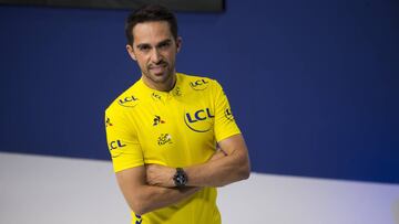 17/07/19
 ALBERTO CONTADOR CON EL MAILLOT AMARILLO DEL TOUR DE FRANCIA
 CICLISMO