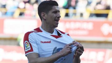 Yeray, jugador de la Cultural Leonesa.