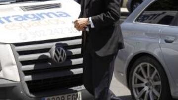 Bosco, ayer en el Bernabéu.