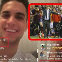 El 'trolleo' épico de Casillas a Bartra en directo en Instagram