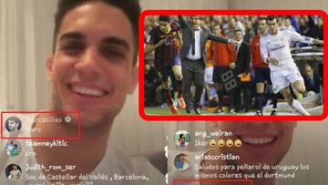 El 'troleo' épico de Iker Casillas a Bartra en directo en Instagram