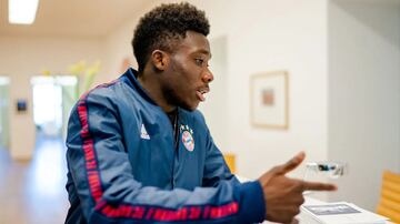 Alphonso Davies ya se entrenó con el Bayern Munich