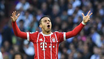 Thiago, jugador del Bayern de M&uacute;nich