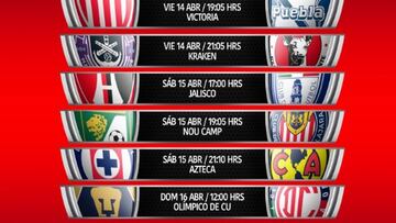 Liga MX: Fechas y horarios de la jornada 15, Clausura 2023