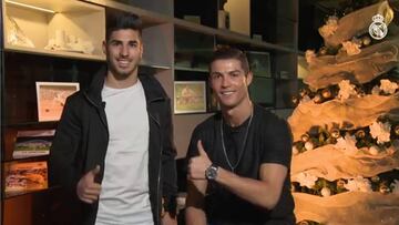 La cariñosa felicitación navideña de Cristiano y Asensio