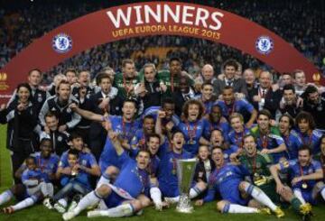 El Chelsea campeón de la Europa League.