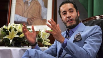 Libyan court finds Gaddafi’s son not guilty of murdering former football star Al-Riani