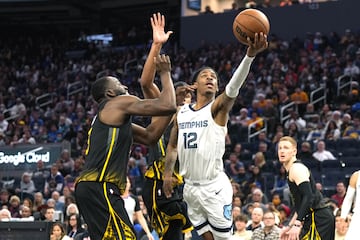 Memphis Grizzlies guard Ja Morant stole the show against the Warriors in 2021.