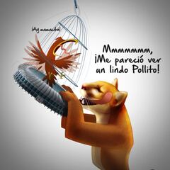 "Me pareció ver un lindo pollito"