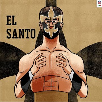 Así se ven los 32 equipos al estilo de la lucha libre mexicana