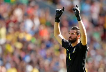 Alisson celebrates