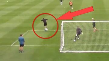 La maniobra de Ayoze Pérez entrenando que tiene a Twitter enamorado