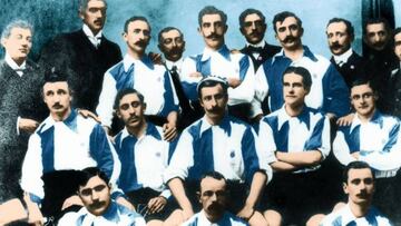 Plantilla del Athletic campeona de la Copa de 1903.