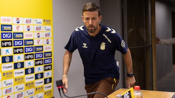 20/02/2026 FUTBOL SEGUNDA DIVISION TEMPORADA 25/26 UD LAS PALMAS Rueda de prensa de Luis Garcia