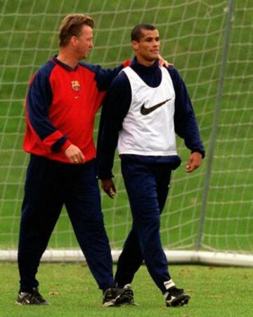 Con Van Gaal en el Barça.